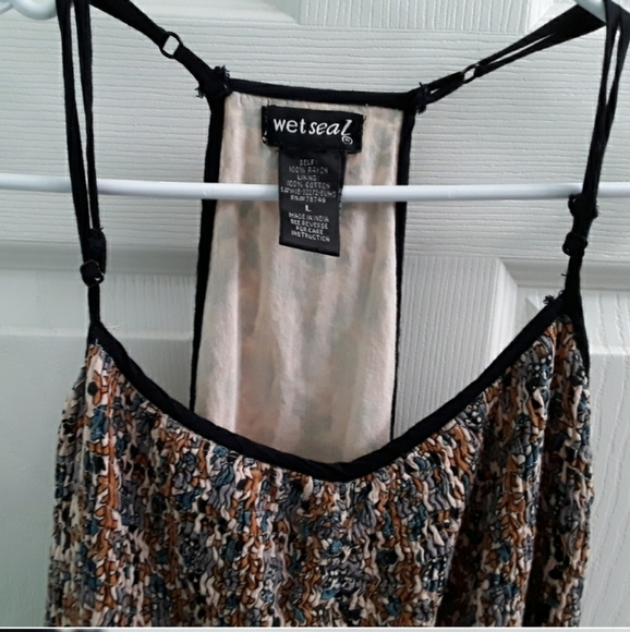 Y2K Wet Seal Boho Elephant Print Maxi Dress - Picture 7 of 11